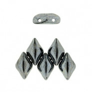 Matubo GemDuo Perlen 8x5mm Hematite